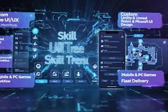use ai to design game UI UX for mobile and PC games