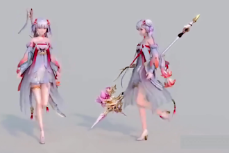 do 3d game character animation 3d rigging model unreal engine game animation ue5