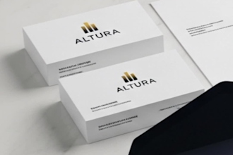 design a minimalist logo and brand identity for your startup