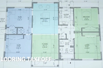do USA material takeoff, boq, drywall, framing, lumber estimation for contractor