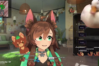 create a custom anime or furry 2d 3d vtuber model, rigging stream ready setup