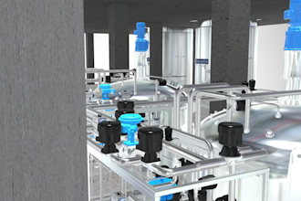 create 3d industrial plant process factory walkthrough engineering visualization