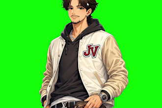 create a custom high quality pngtuber avatar for your stream