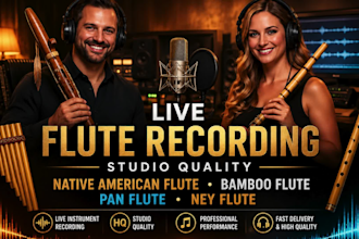 record live studio quality native american flute bamboo flute pan and ney flute