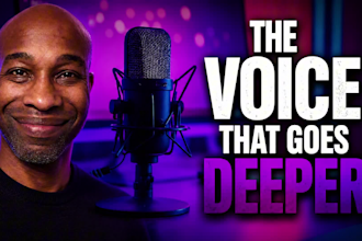 record deep, male, epic movie voice over