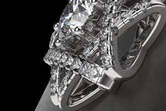 do realistic jewelry rendering in keyshot for ecommerce ads