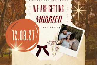 design a stunning invitation for your event