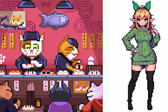 do pixel art animation 2d sprite sheet pixel art character and pixel animation