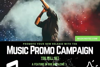 do organic music promotion across all social media