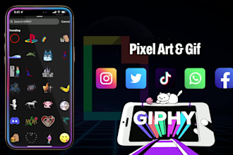 make animated gifs and stickers for giphy and instagram