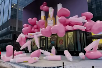 create viral cgi 3d billboard animation and anamorphic billboard ads