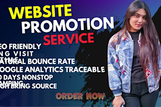 promote your website with real organic traffic