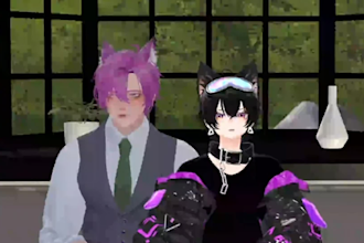 custom 3d vtuber avatar vtuber model for vrchat streaming and vrm