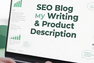 write seo blog articles and product description