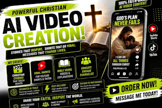 create viral ai bible story video