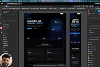 design a high converting saas landing page in figma
