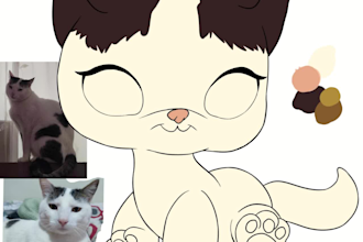 draw your pet as a littlest pet shop toy