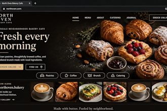 build a fast mobile business website with contact form