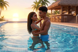 create 3d ai proposal video 3d romantic video 3d pixar style ai animation