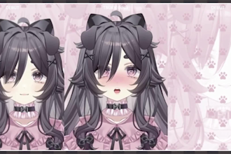 make cute animated intro, debut video, promotional video for vtuber and streamer