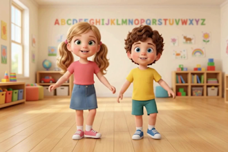create nursery rhymes, kids animation and animation for kids