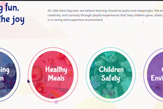 design a wordpress website for daycare centers and preschools