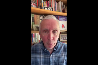 record senior male testimonial web spokesperson video ugc saas product review