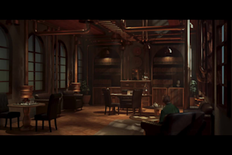 create a 3d environment art