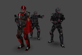 create 3d ps2, ps1 style, halo, psx, n64, retro low poly model, 3d game assets