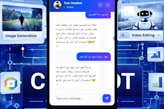 custom ai chatbot or  website