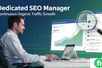 be your dedicated SEO manager for continuous organic traffic growth
