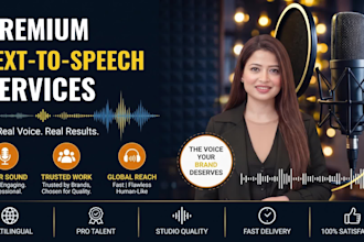 create realistic male and female ai voices