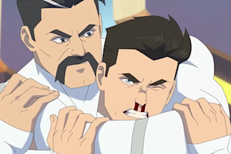 cartoon animation, animated music video, anime animation, fighting film