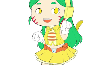 draw chibi your favorite anime, manga, waifu, fan art