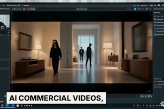 create ai commercial ads, ai video ads, ai advert video and reels editing