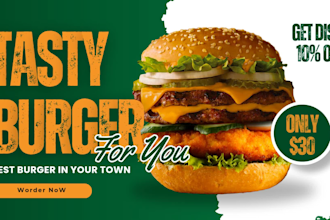 design professional food ads and social media posts