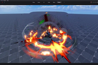create roblox combat animation, vfx, combat systems and abilities