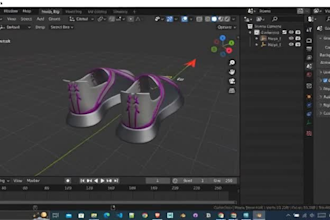 create custom 3d shoe modeling, sneaker and footwear design for 3d printing