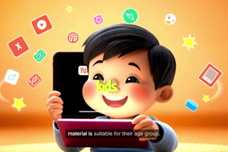 editing videos for kids youtube channel to earn 50k