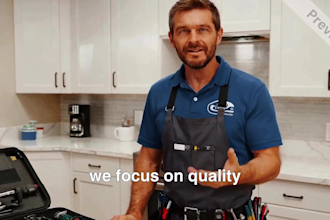 create a plumbing service promo video for local plumber