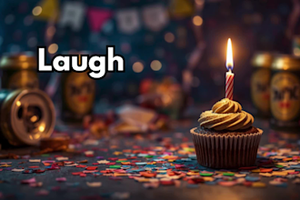 create a funny or heartfelt custom birthday song and video