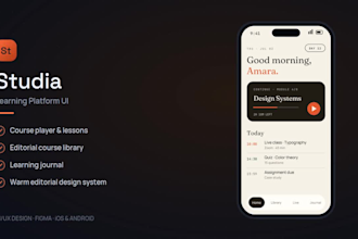 design your mobile app UI with components and prototype