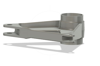 create a cad model for your provided engineering drawing