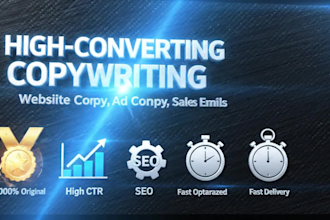 write high converting sales copy and website content