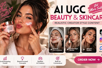 create realistic ai ugc beauty and skincare videos for your brand