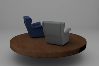 model 3d low poly props and objects