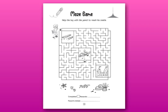 create custom kids puzzle book, activity book and worksheets for KDP