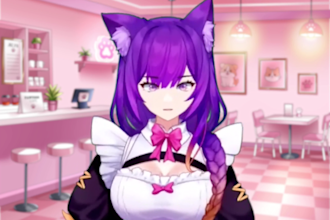 create or fix male or female live2d vtuber model furry vtuber and rigging