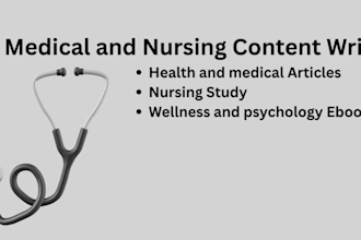 write comprehensive medical study