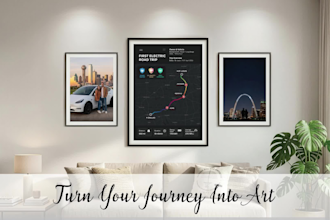 do a custom ev road trip map